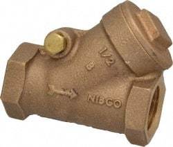 NIBCO - 1/2" Bronze Check Valve - Y-Pattern, FNPT x FNPT, 200 WOG - Strong Tooling