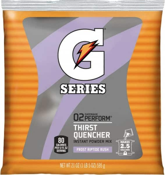 Gatorade - 21 oz Pack Riptide Rush Activity Drink - Powdered, Yields 2.5 Gal - Strong Tooling