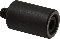 Jergens - 1/4-20 Thread, 5/8" OD, 1" High, Jig Foot - Black Oxide Finish, Low Carbon Steel, Case Hardened, 75-77 R30N Heat Treatment - Strong Tooling