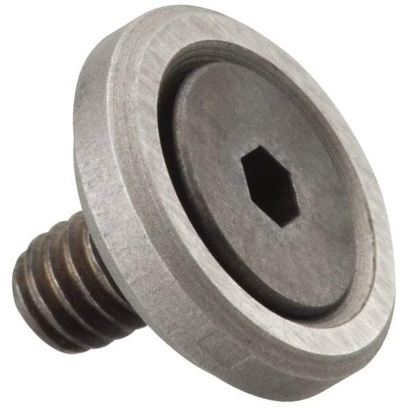 Gibraltar - 3/8-16 Thread, 1-5/8" OD, 3/8" High, Flat Foot - Steel & Lead Alloy - Strong Tooling