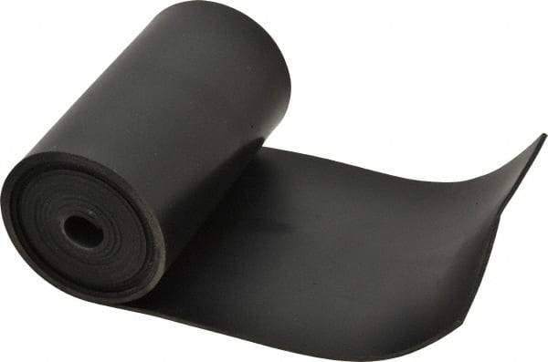 Made in USA - 1/16" Thick x 4" Wide x 60" Long, Buna-N Rubber Strip - Stock Length, 40 Shore A Durometer, 800 to 1,000 psi Tensile Strength, -20 to 170°F, Black - Strong Tooling