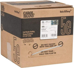 Made in USA - Cat5e, 24 AWG, 4 Wires, Unshielded Network & Ethernet Cable - Gray, Polyolefin, 1,000' OAL - Strong Tooling