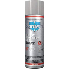 Sprayon - 8 oz Automotive Gasket Sealant - 122°F Max, Clear, Comes in Aerosol Can - Strong Tooling