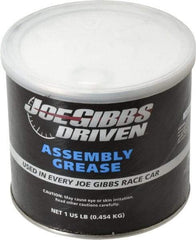 Joe Gibbs Driven Racing Oil - 1 Lb Tub Calcium Extreme Pressure Grease - Brown, Extreme Pressure, 158°F Max Temp, NLGIG 1-1/2, - Strong Tooling