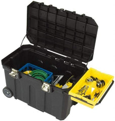 Stanley - Mobile Tool Chest - 30" Wide x 18-1/2" Deep x 19" High, Polypropylene Resin, Black - Strong Tooling