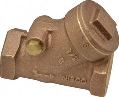 NIBCO - 1/2" Bronze Check Valve - Y-Pattern, FNPT x FNPT, 200 WOG - Strong Tooling