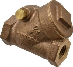 NIBCO - 1/4" Bronze Check Valve - Y-Pattern, FNPT x FNPT, 200 WOG - Strong Tooling