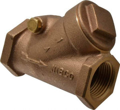 NIBCO - 1" Bronze Check Valve - Y-Pattern, FNPT x FNPT, 200 WOG - Strong Tooling