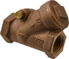 NIBCO - 1/2" Bronze Check Valve - Y-Pattern, FNPT x FNPT, 200 WOG - Strong Tooling