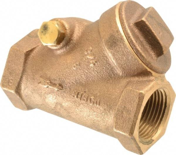 NIBCO - 3/4" Bronze Check Valve - Y-Pattern, FNPT x FNPT, 200 WOG - Strong Tooling