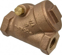 NIBCO - 1/4" Bronze Check Valve - Y-Pattern, FNPT x FNPT, 300 WOG - Strong Tooling