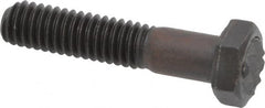 Fairlane - Serrated Tooth, 5/16-18, 1-1/2" Shank Length, 1" Thread Length, Black Oxide Finish, Hex Head, Adjustable Positioning Gripper - 3/8" Pad Diam, 1/2" Hex, 1/4" Head Height, Fine Tooth Grade - Strong Tooling