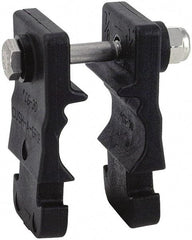 ZSI - 3/4" Pipe, Cushion Clamp - Black, 200 Lb Capacity, Glass Filled Nylon 6 - Strong Tooling