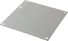 Cooper B-Line - 6-1/4" OAW x 6-1/4" OAH Powder Coat Finish Electrical Enclosure Perforated Panel - 8" x 8" Box, 16 Gauge Steel, Use with 884-1/886-1 - Strong Tooling