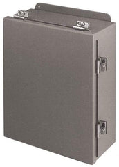 Cooper B-Line - Steel Standard Enclosure Hinge Flat Cover - NEMA 4, 12, 13, 8" Wide x 10" High x 4" Deep, Rainproof & Watertight - Strong Tooling