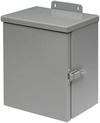 Cooper B-Line - Steel Junction Box Enclosure Hinge Flat Cover - NEMA 3R, 16" Wide x 16" High x 6" Deep, Rainproof - Strong Tooling