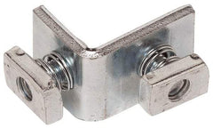 Cooper B-Line - Zinc Plated Carbon Steel 90° Preassembled Strut Fitting - 1/2" Bolt, 2 Holes, Used with Cooper B Line Channel & Strut (All Sizes Except B62 & B72) - Strong Tooling