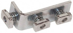 Cooper B-Line - Zinc Plated Carbon Steel 90° Preassembled Strut Fitting - 1/2" Bolt, 3 Holes, Used with Cooper B Line Channel & Strut (All Sizes Except B62 & B72) - Strong Tooling