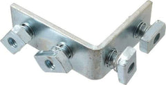 Cooper B-Line - Zinc Plated Carbon Steel 90° Preassembled Strut Fitting - 1/2" Bolt, 4 Holes, Used with Cooper B Line Channel & Strut (All Sizes Except B62 & B72) - Strong Tooling