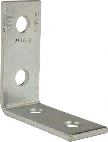 Cooper B-Line - Zinc Plated Carbon Steel 90° Strut Fitting - 1/2" Bolt, 4 Holes, Used with Cooper B Line Channel & Strut (All Sizes Except B62 & B72) - Strong Tooling