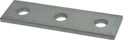 Cooper B-Line - Zinc Plated Carbon Steel Flat Splice Strut Fitting - 1/2" Bolt, 3 Holes, Used with Cooper B Line Channel & Strut (All Sizes Except B62 & B72) - Strong Tooling