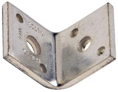 Cooper B-Line - 1/2 or 3/8" Rod, Zinc Plated Carbon Steel Reversible Angle Clip Reversible Angle Strut Clip - 500 Lb Capacity, 2 Holes, Used with Rod To Beam Or Wall Bracket - Strong Tooling