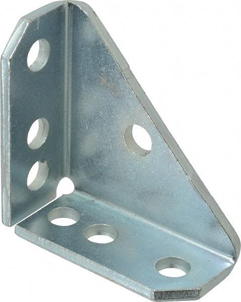 Cooper B-Line - Zinc Plated Carbon Steel 90° Gusset Strut Fitting - 7 Holes, Used with Cooper B Line Channel & Strut (All Sizes Except B62 & B72) - Strong Tooling