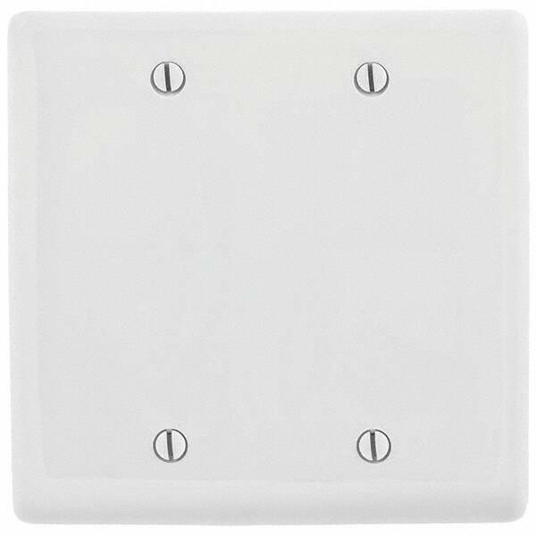 Hubbell Wiring Device-Kellems - Wall Plates Wall Plate Type: Blank Wall Plate Color: White - Strong Tooling