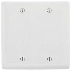 Hubbell Wiring Device-Kellems - Wall Plates Wall Plate Type: Blank Wall Plate Color: White - Strong Tooling