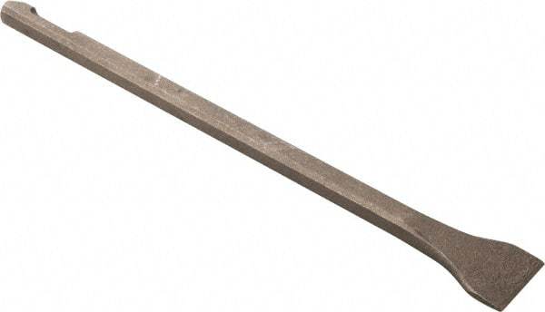 Ingersoll-Rand - 1" Head Width, 12" OAL, 1-1/8" Shank Diam, Scaling Chisel - CP Shank, Steel - Strong Tooling