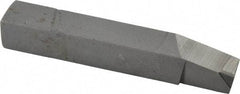 Made in USA - 3/8 x 3/8" Shank, Lead Angle Turning Single Point Tool Bit - BR-6, Grade PCD DIAMOND - Exact Industrial Supply