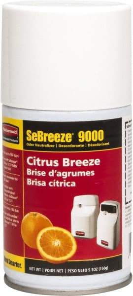 Rubbermaid - 5.3 oz Air Freshener Dispenser Aerosol Refill - Citrus, Compatible with 5137 & 5169 Units - Strong Tooling