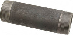 Made in USA - Schedule 80, 2" Diam x 7" Long Black Pipe Nipple - Threaded - Strong Tooling