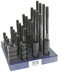 TE-CO - T-Nut & Stud Kits Stud Thread Sizes: M8x1.25 T-Slot Size (mm): 10.00 - Strong Tooling