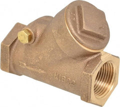 NIBCO - 1" Bronze Check Valve - Y-Pattern, FNPT x FNPT, 400 WOG - Strong Tooling