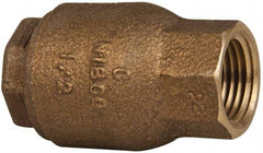 NIBCO - 1/2" Bronze Check Valve - Inline, FNPT x FNPT, 250 WOG - Strong Tooling