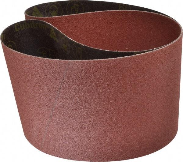 3M - 6" Wide x 48" OAL, 60 Grit, Ceramic Abrasive Belt - Ceramic, Medium, Coated, YN Weighted Cloth Backing, Wet/Dry, Series 963G - Strong Tooling
