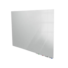 Ghent Aria Low Profile Magnetic Glass Whiteboard, 4'H x 8'W, Horizontal, Gray