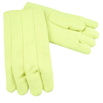 14" High Temperature Fiberglass Gloves - Wool Lined - Yellow - Strong Tooling