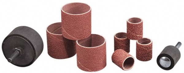 36 Grit Aluminum Oxide Coated Spiral Band 1″ Diam x 9″ Wide, Very Coarse Grade