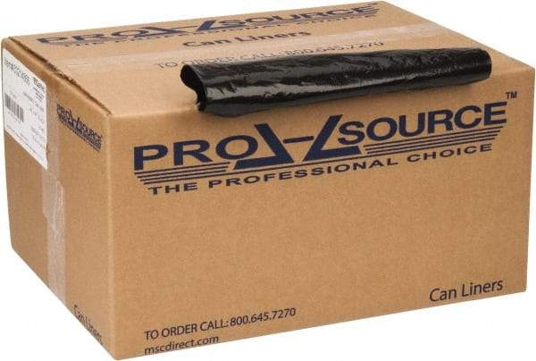 PRO-SOURCE - 2 mil Thick, Heavy-Duty Trash Bags - 43" Wide x 47" High, Black - Strong Tooling