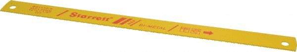 Starrett - 14" Long, 10 Teeth per Inch, Bi-Metal Power Hacksaw Blade - Toothed Edge, 1-1/8" Wide x 0.05" Thick - Strong Tooling