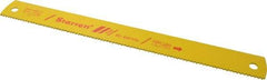 Starrett - 14" Long, 6 Teeth per Inch, Bi-Metal Power Hacksaw Blade - Toothed Edge, 1-5/8" Wide x 0.075" Thick - Strong Tooling