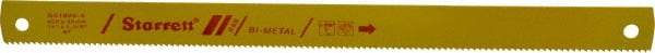 Starrett - 18" Long, 6 Teeth per Inch, Bi-Metal Power Hacksaw Blade - Toothed Edge, 1-3/8" Wide x 0.062" Thick - Strong Tooling