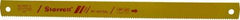 Starrett - 18" Long, 6 Teeth per Inch, Bi-Metal Power Hacksaw Blade - Toothed Edge, 1-3/8" Wide x 0.062" Thick - Strong Tooling