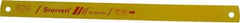 Starrett - 18" Long, 10 Teeth per Inch, Bi-Metal Power Hacksaw Blade - Toothed Edge, 1-3/8" Wide x 0.062" Thick - Strong Tooling