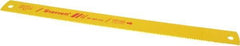 Starrett - 18" Long, 6 Teeth per Inch, Bi-Metal Power Hacksaw Blade - Toothed Edge, 1-5/8" Wide x 0.075" Thick - Strong Tooling