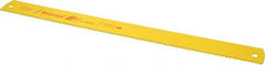 Starrett - 21" Long, 4 Teeth per Inch, Bi-Metal Power Hacksaw Blade - Toothed Edge, 1-7/8" Wide x 0.088" Thick - Strong Tooling