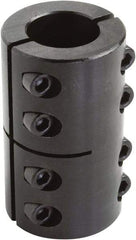 Climax Metal Products - 7/8" Inside x 1-5/8" Outside Diam, Two Piece Rigid Coupling without Keyway - 2-1/2" Long - Strong Tooling