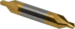 Hertel - #6 Plain Cut 60° Incl Angle Solid Carbide Combo Drill & Countersink - Strong Tooling